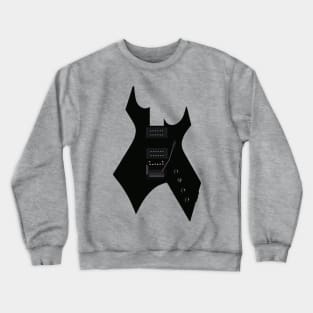 Black Guitar Crewneck Sweatshirt